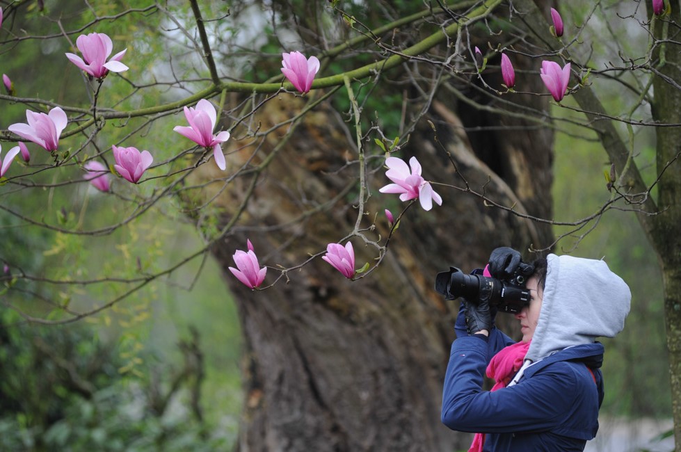 Utazási fotós csodálatos tájképet készít